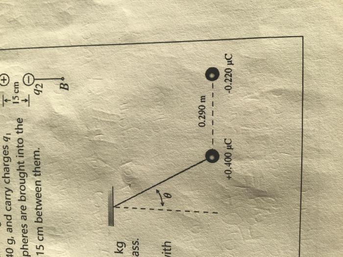 A small spherical insulator of mass