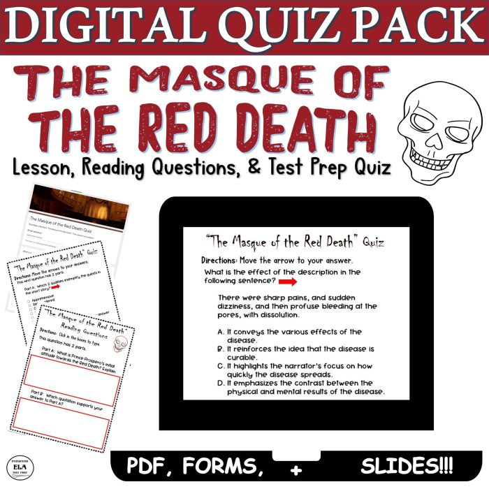 The masque of the red death quiz