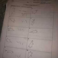 Triangles trigonometry homework