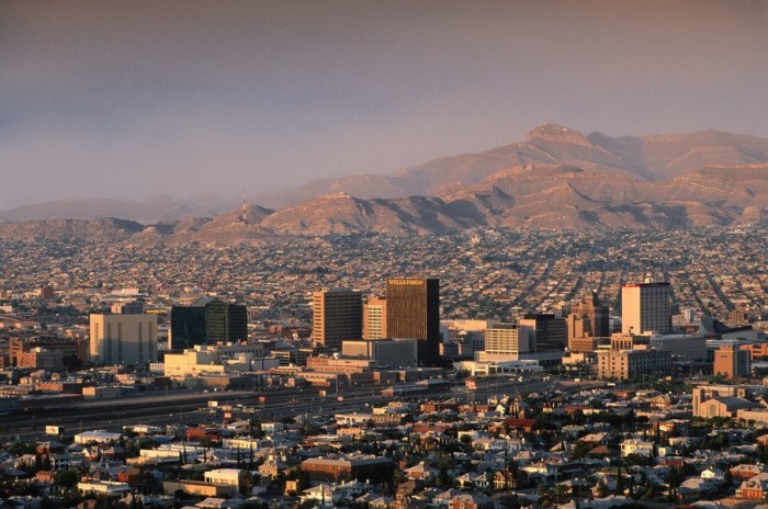 Mountains and basins region of texas major cities