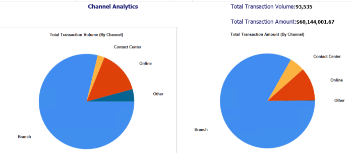 Channel analysis enables an analytics user to