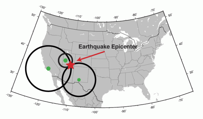 Locating the epicenter of an earthquake lab answer key